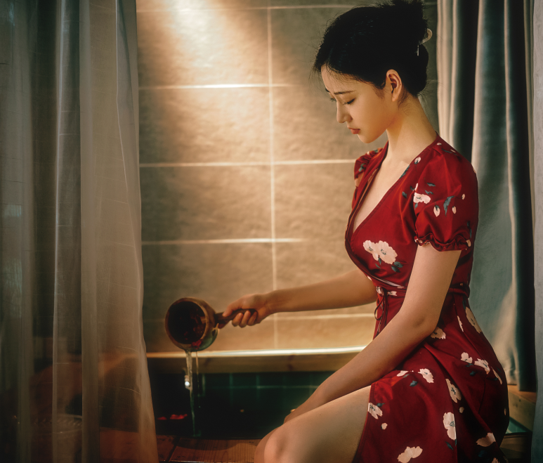 超人气漏点女菩萨-年年-2套 沐秋+年年有余  原版（83P,790M）