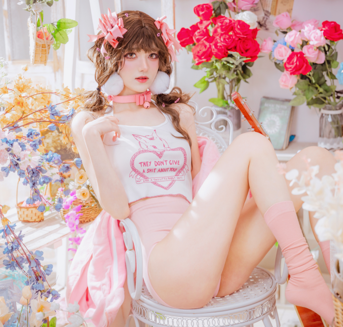 cos-南桃momo-少女吉他与蝴蝶结 原版(28P,240M)