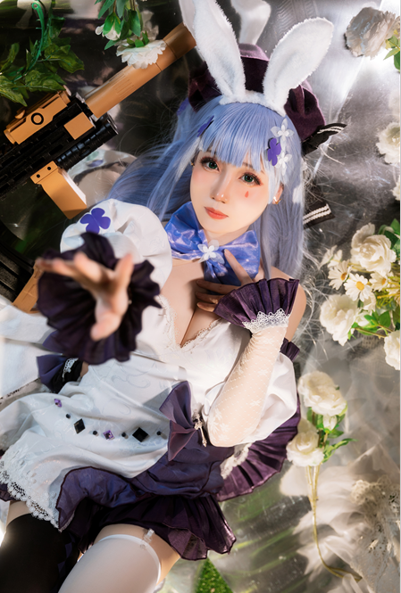人气cos-焖焖碳-少女前线 HK416(24P,214M)