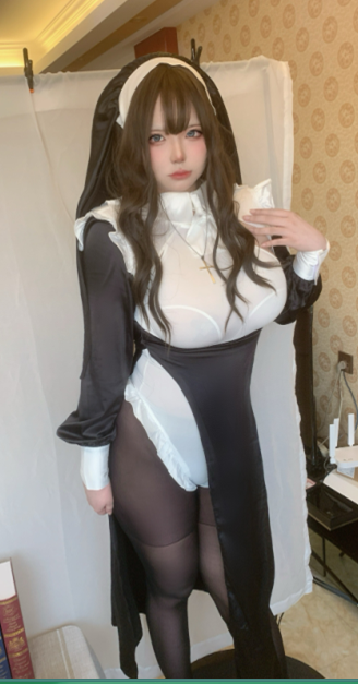 巨乳女菩萨-WW酱-修女（41P,91M）