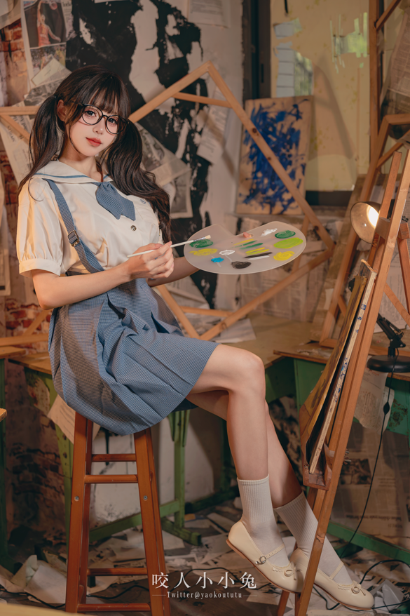咬一口兔娘(黏黏团子兔) - NO.122 未成名画作&B+WITH+U 【71P1V1.62G】