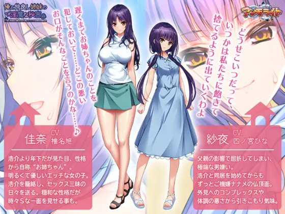 【拔作ADV】俺と仲良し姉妹の淫魔な秘密 ~妹に死ぬほど嫌われながら姉とセックスする奇妙な同居生活~汉化版