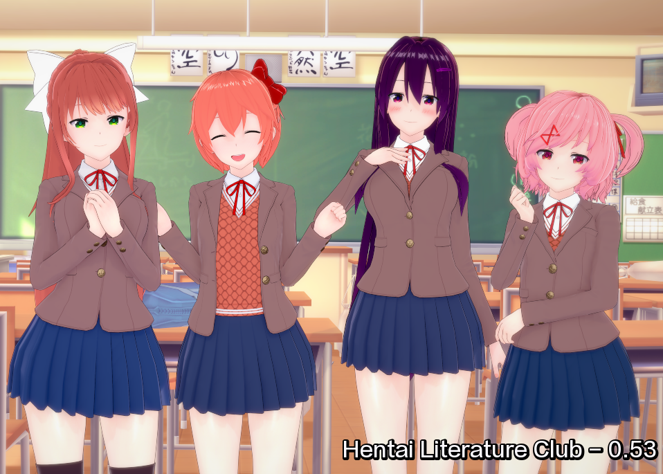 【日系SLG/AIGPT汉化/3D】文学:无尽俱乐部 Literature Hentai Club v0.53【PC+安卓/500M】