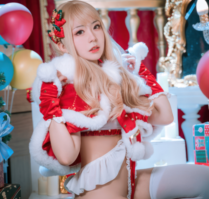cos-虎森森-圣诞精灵 (61P,383M)