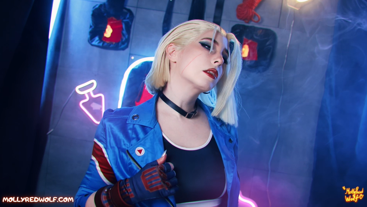 MollyRedWolf cosplay街头霸王 嘉米卡在兔子洞,屁股露在在面,被疯狂输出 【1V1.02G】