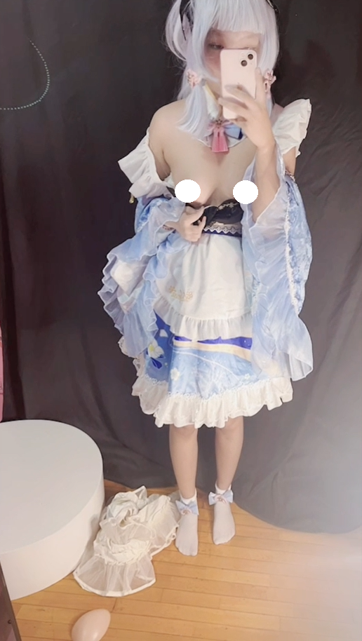 沐沐酱 cosplay神里绫华 自慰 【2V144M】