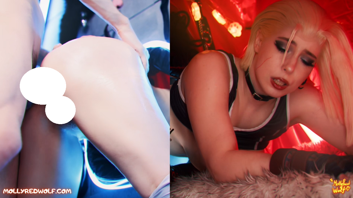 MollyRedWolf cosplay街头霸王 嘉米卡在兔子洞,屁股露在在面,被疯狂输出 【1V1.02G】