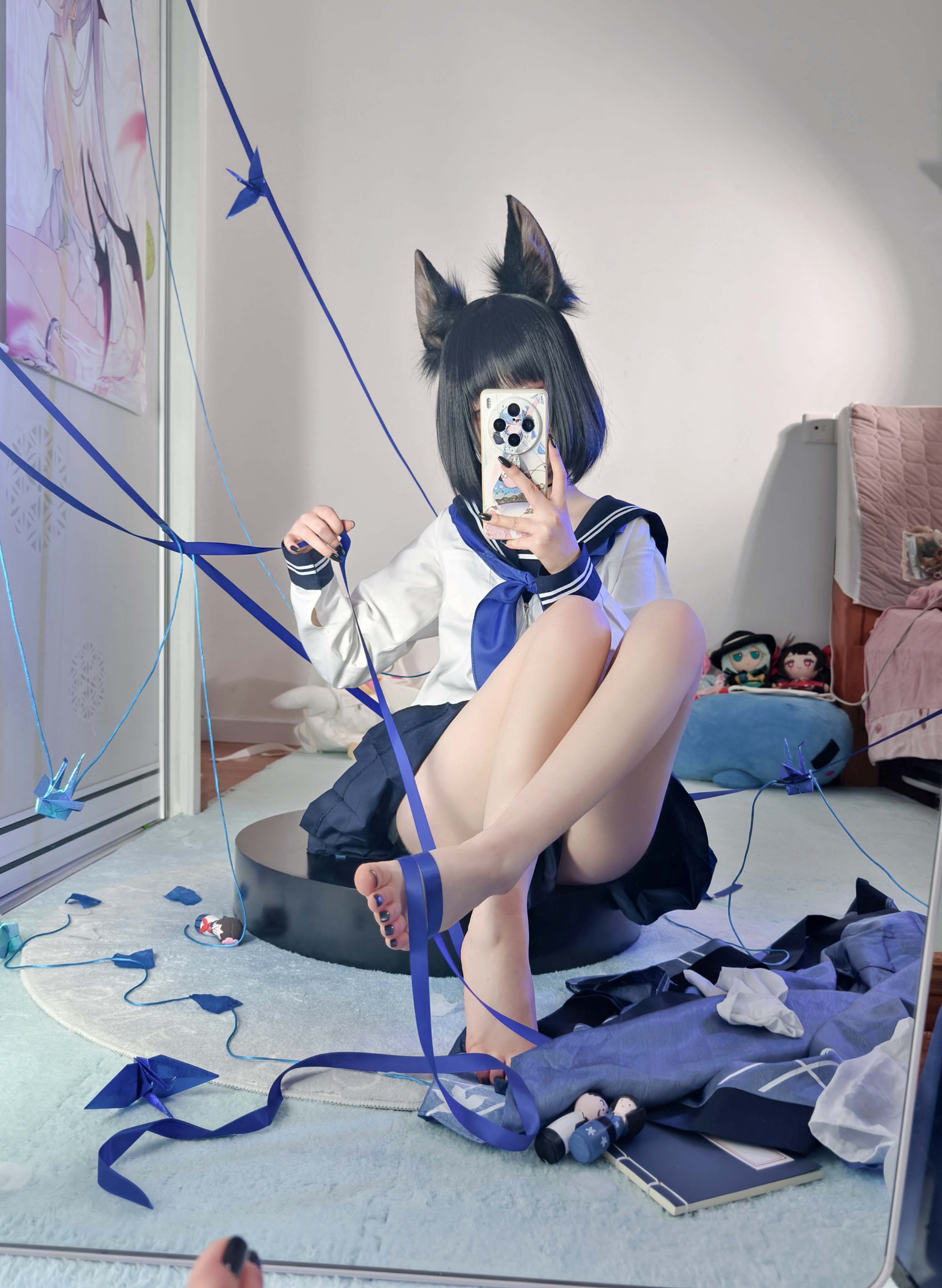 【新】B站COS reng-24年12月-25年1月5套图包合集【90P+3V】【548MB百度云】