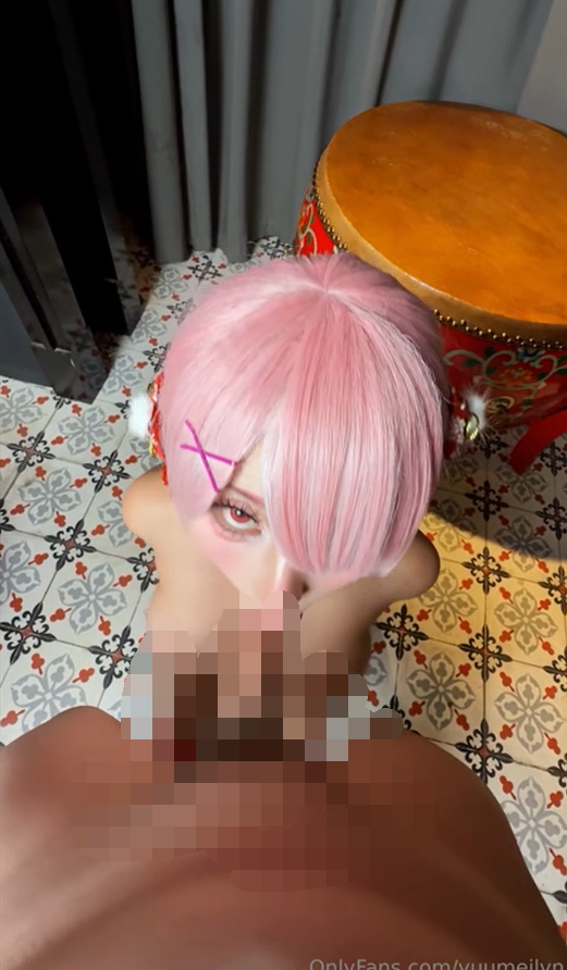yuumeilyn - 拉姆 旗袍Cosplay 【2V731M】