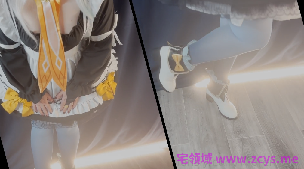 足控福利姬 yaorenneko 女仆流萤 足交口交射脚上