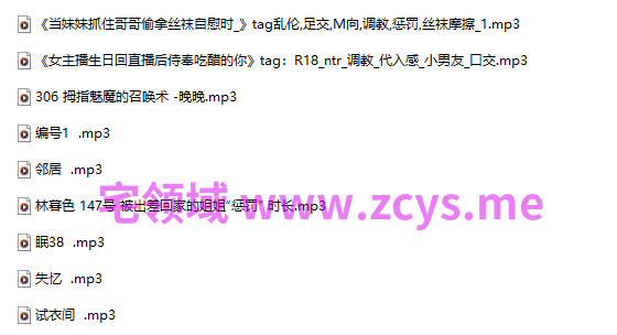 18R 音频混搭 白乃菟 当妹妹抓住哥哥偷拿丝袜自慰时+女主播生日回直播后侍奉吃醋的你 805M百度盘