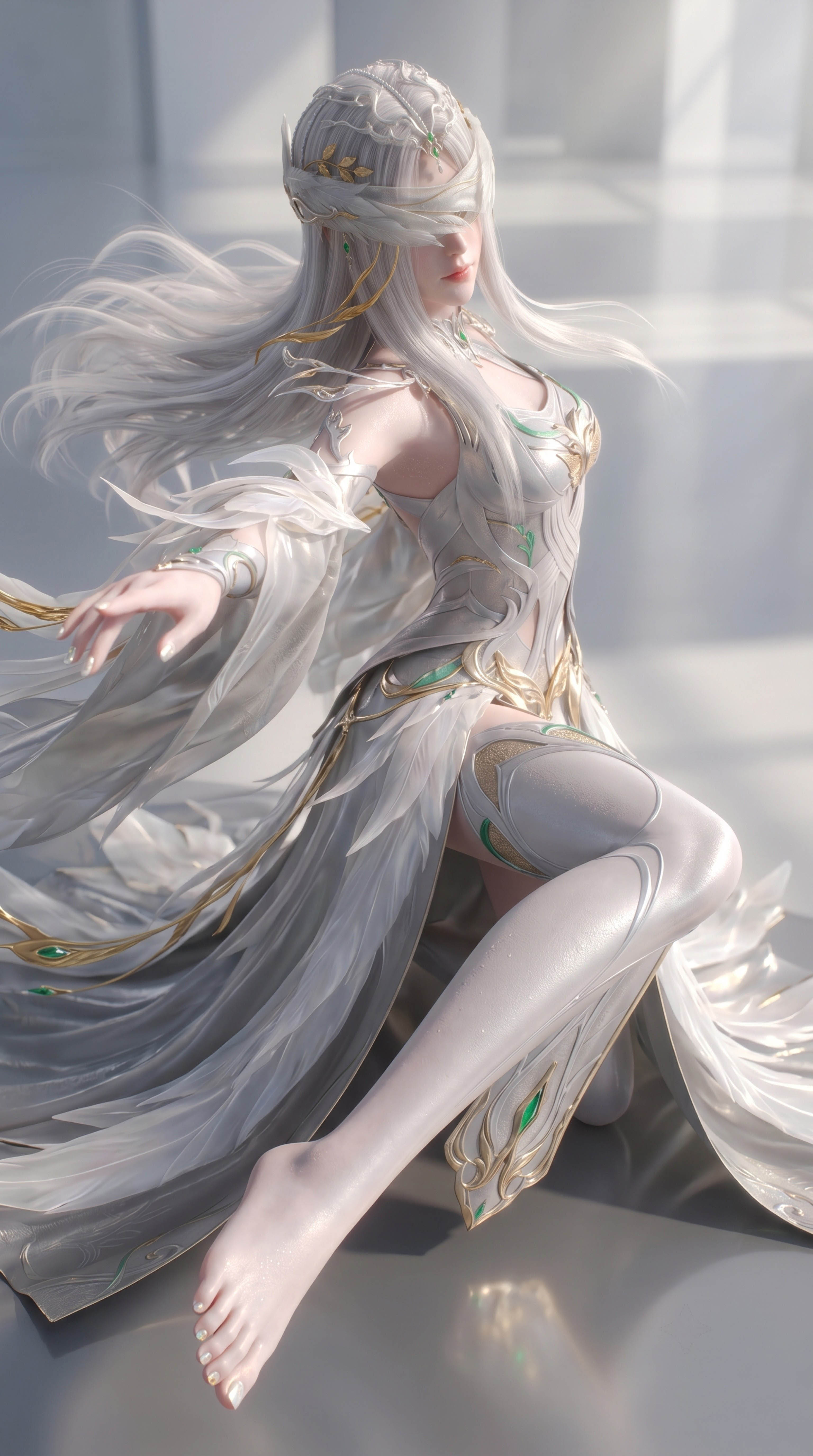 [AI动漫]（搬运至260817）完美世界-白发柳神【音璃】【120P】【1.38G百度云】