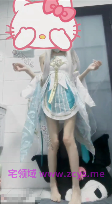 月色 cos西施游龙清影 假屌自慰足交