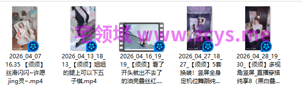 NO.3295 B站 小须须_Arcana 4月份充电专属视频 5V 375M