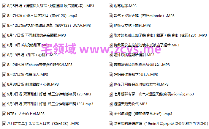 清水芽衣 18+音频合集 1.33G百度盘