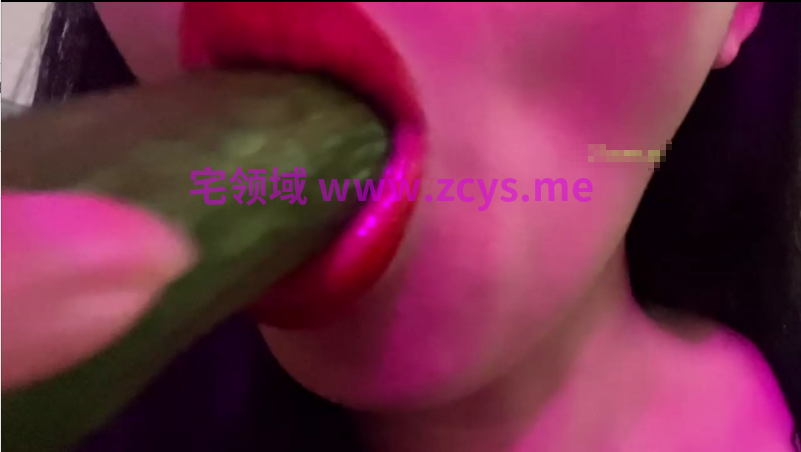NO.3708 梨落/喵耳酥ASMR 定制黄瓜 1V