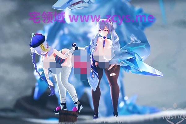 [RusYAX]26.09.27作品 原神 七七&amp;刻晴[910M]
