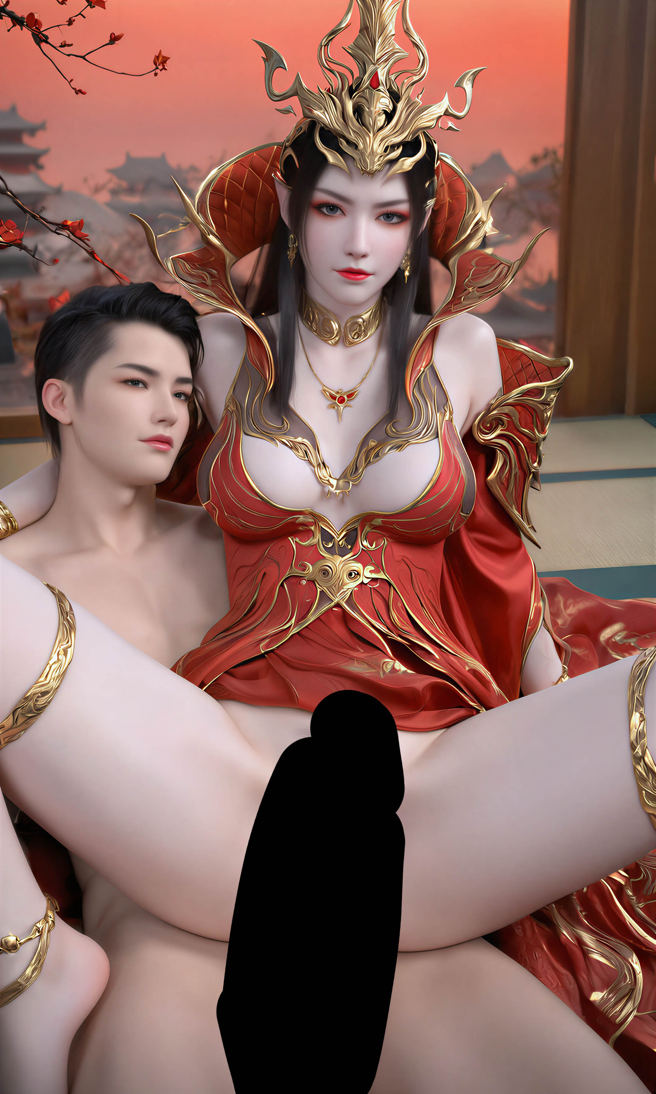 [AI动漫]（搬运至261016）斗破苍穹-斗尊美杜莎【小姨妈】【159P+2V】【631MB百度云】
