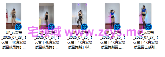 NO.3911 cc君辣 B站充电专属视频至7.27 5V 1.12G
