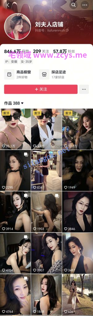 NO.3930 抖音 刘夫人店铺+小小聪 巨乳美臀露点做爱 6V 113M