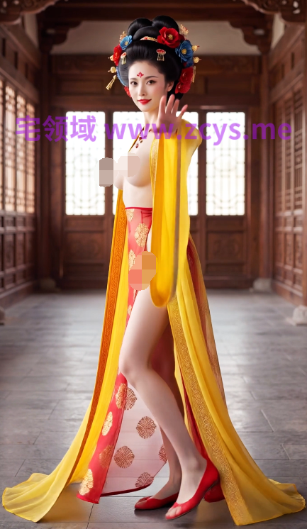 dfggggg - 贵妃 云裳谣+京剧 红 - 青 桃花旗袍[530M]